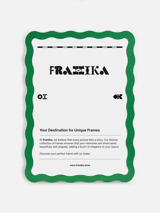 Wavy Frame - Green