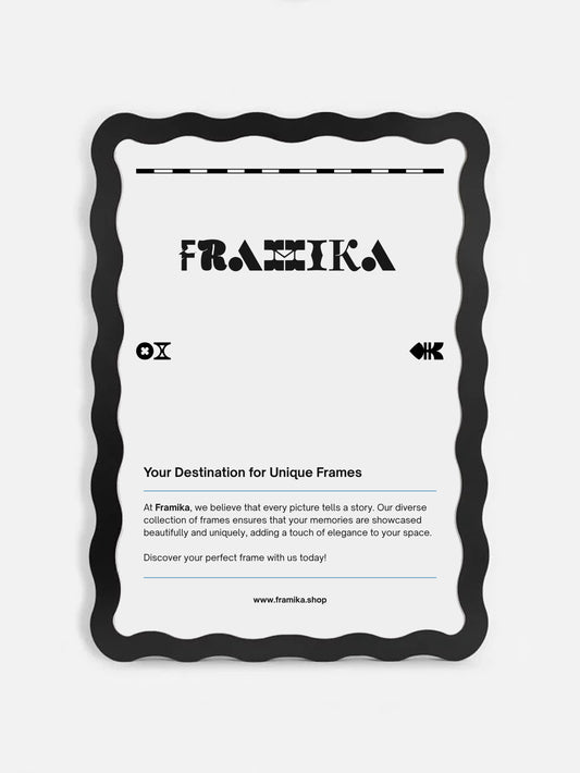 Wavy Frame - Black